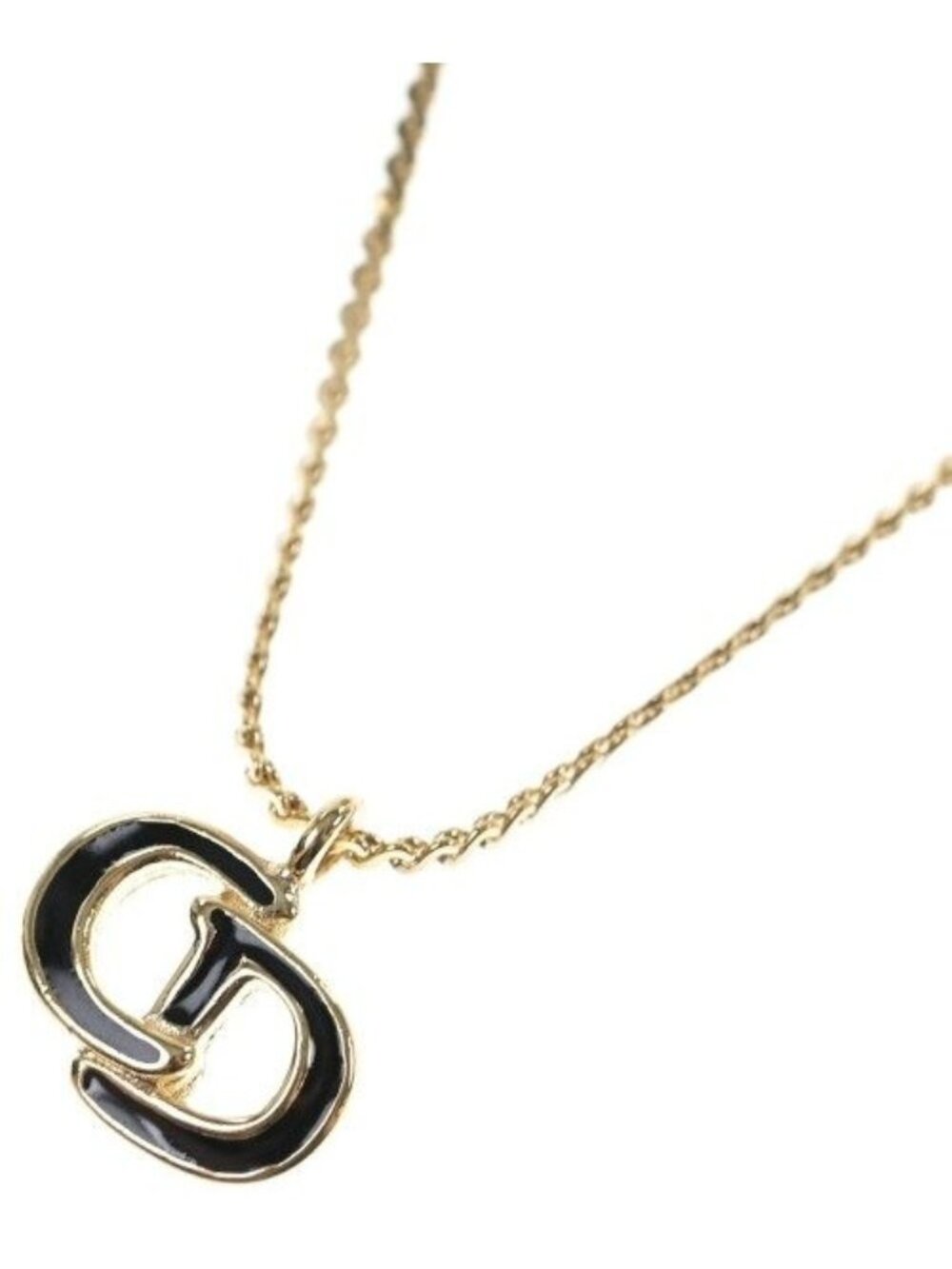 Dior Necklace Vintage Gold